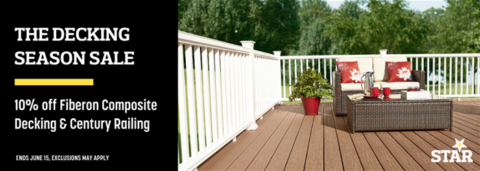 10% off Fiberon and Century Railing 10% off Fiberon and Century Railing
